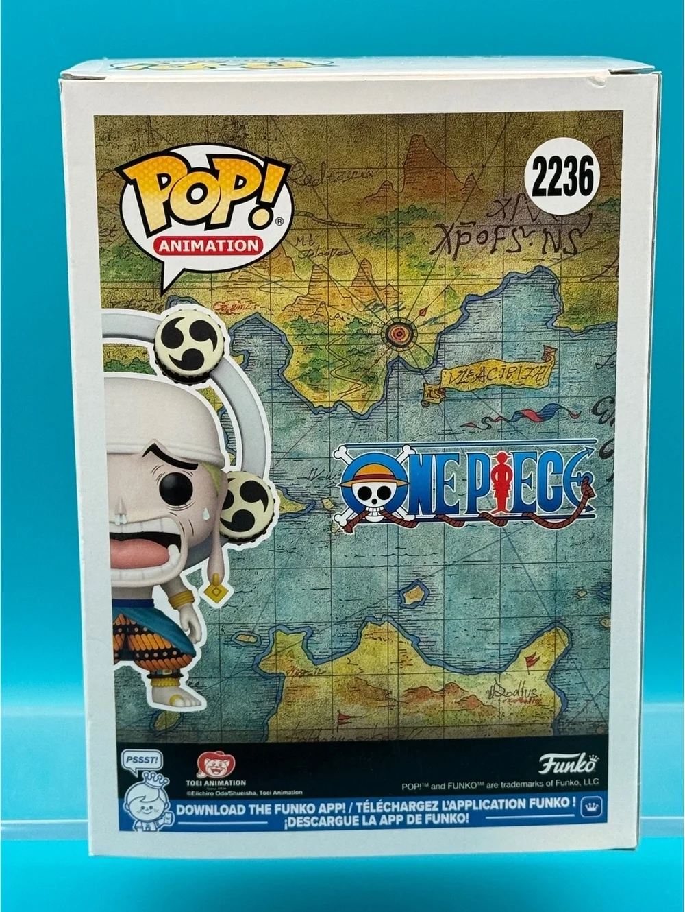 J. Michael Tatum signed and quoted Enel One piece Chase Funko with MAS COA